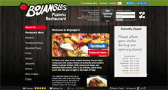 Desktop Screenshot of bojanglespizza.com
