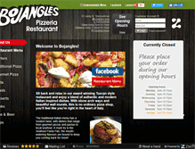 Tablet Screenshot of bojanglespizza.com